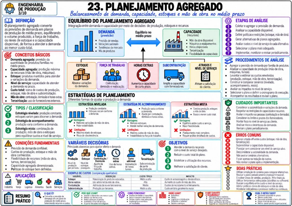 23. Planejamento Agregado