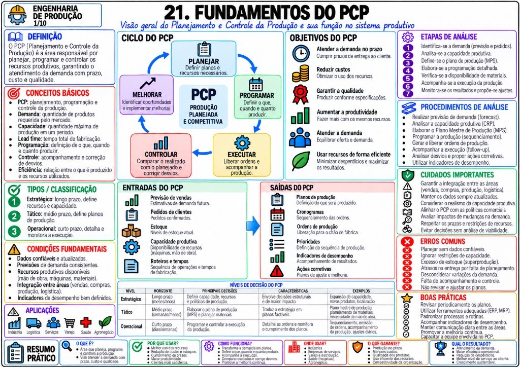 25. Programação da Produção