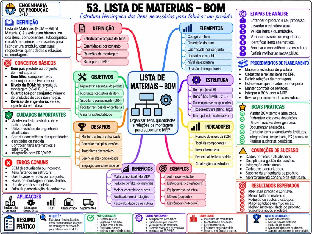 53. Lista de Materiais – BOM